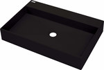 Correo countertop granite washbasin, nero