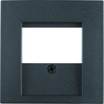 Płytka czołowa do gniazda TAE i głośnikowego, antracyt, B.3/B.7