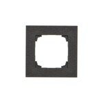Рамка 1-місна Nature: Inox чорний, SIMON55