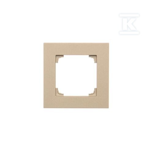 Рамка LINE одинарна: Champagne matt, - TR1/144