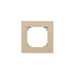 Рамка LINE одинарна: Champagne matt, SIMON55