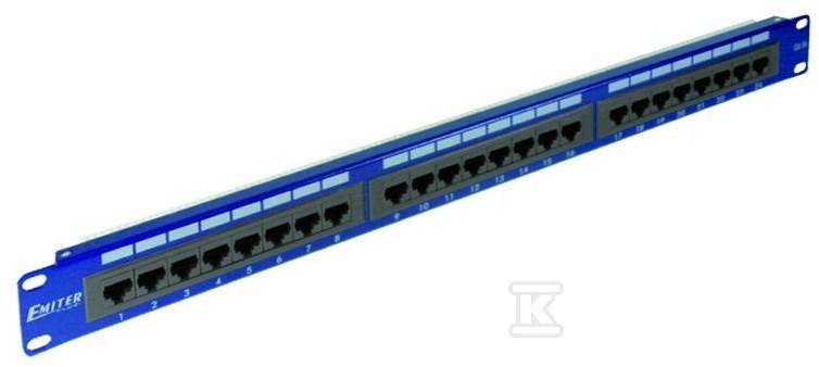 Panel 19", 24xRJ45 UTP kategorii 5e - DCN/PPFA652K248C5E