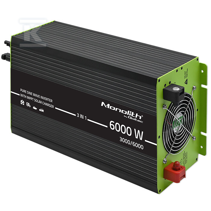 Сонячний інвертор Monolith 3-в-1 з функцією зарядки AC/MPPT/UPS