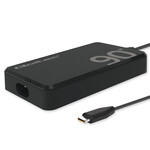 Ładowarka 90W GaN Super Fast SLIM/PD/5-20V/4.5A/USB-C 3.1/Laptop/MacBook/Smartfon + kabel QOLTEC