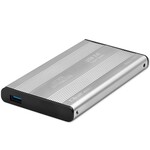 Корпус/кишеня для дисків HDD/SSD 2.5" SATA3/USB 3.0/Срібний QOLTEC