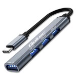 HUB 4 w1 USB C/USB 3.0/3xUSB 2.0 QOLTEC
