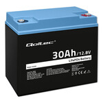 Акумулятор LiFePO4 Літій-залізо-фосфатний/12.8V/30Ah/384Wh/BMS QOLTEC