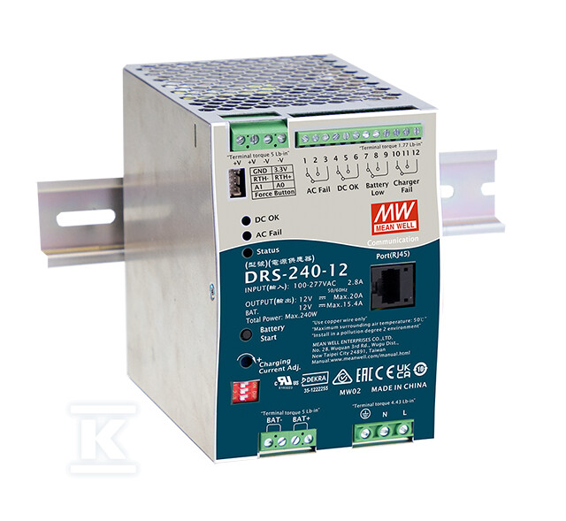 Zasilacz na szynę DIN DRS - DRS-240-24