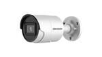 IP-камера 8 Мп AcuSense + DarkFighter, об'єктив: 2.8mm, туба, білий корпус, ІЧ 40м, Мікрофон