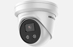 IP-камера 8 Мп AcuSense + DarkFighter, об'єктив: 2.8mm, Turret, білий корпус, ІЧ 30м, мікрофон