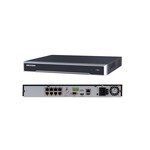 Відеореєстратор IP 8 CH, 2xHDD, 1xLAN, 8 каналів PoE, HDMI+VGA, аудіо вхід/вихід + тривога