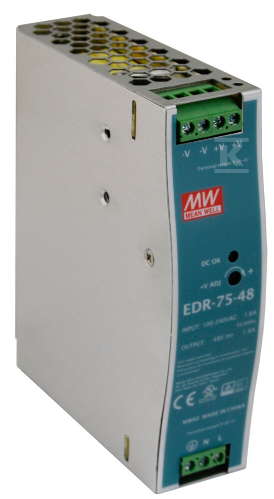 Блок живлення на DIN-рейку EDR - EDR-75-48