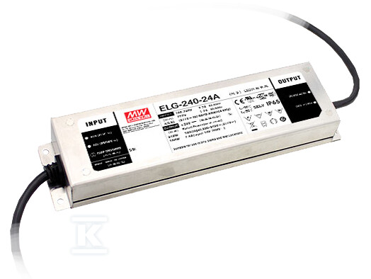 Блок живлення LED ELG 24V/240W/10A - ELG-240-24A