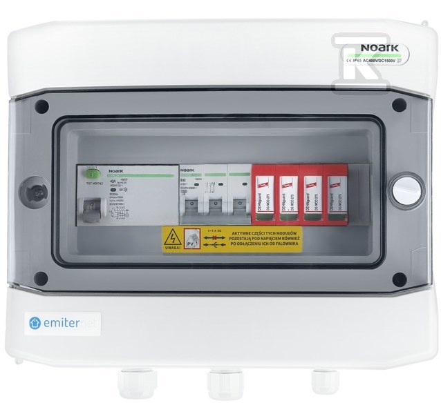 Rozdzielnica AC hermetyczna IP65 EMITER - EM-299_AC