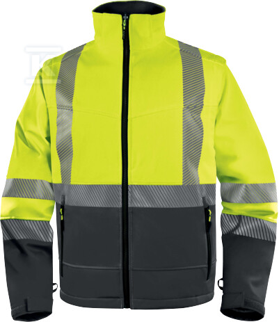 Куртка сигнальна софтшелл з поліестру - FASTJAXG