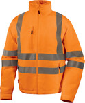 Куртка сигнальна, водонепроникна та дихаюча з поліестеру стрейч, 2 шари ламінування, клас 3 помаранчевий Fluo m