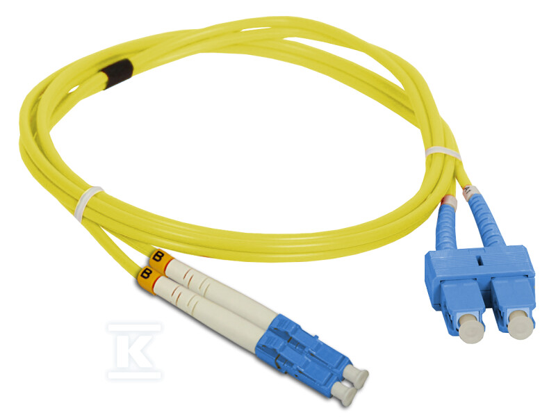 Patchcord SM LC-SC дуплекс 9/125 2.0m - FOC-LCSC-9SMD-2