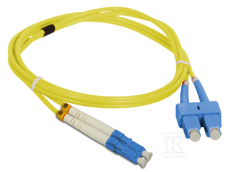Patchcord SM LC-SC дуплекс 9/125 5.0м - FOC-LCSC-9SMD-5