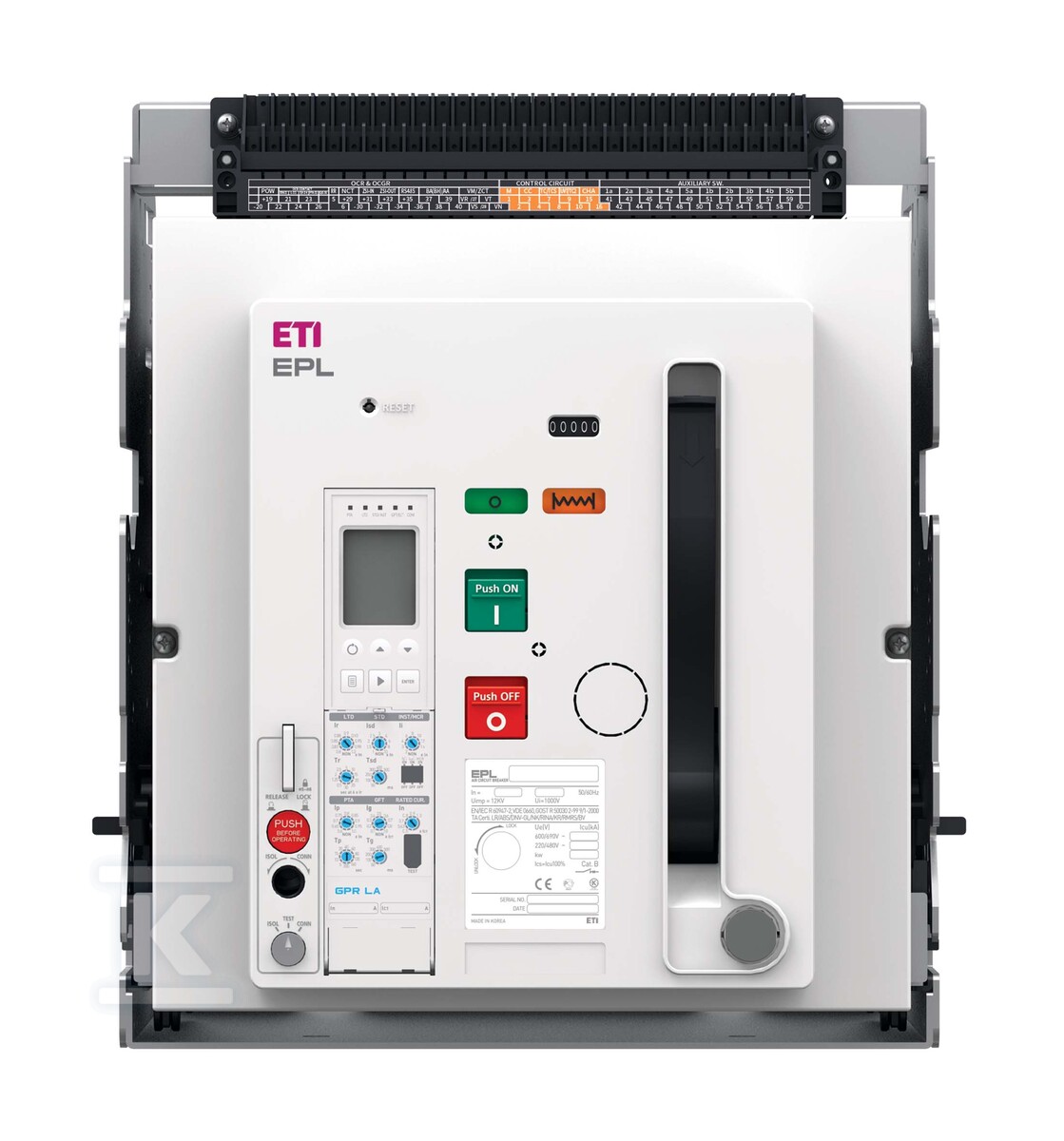 Wyłącznik 3200A 3P 85 kA wysuwny OCR - 004695707