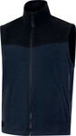 Тепла жилетка - фліс 100% поліестер з переробки 280 G/M² Темно-синьо-чорний S