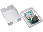 Розетка поверхневого монтажу UTP cat.5e 1xRJ45