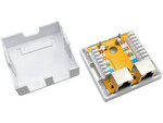 Розетка поверхневого монтажу STP cat.5e 2xRJ45
