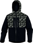 Bluza z tkaniny softshell z poliestru (96%) i elastanu (4%), 3 warstwy laminowane Czarny-kamuflaż 3XL