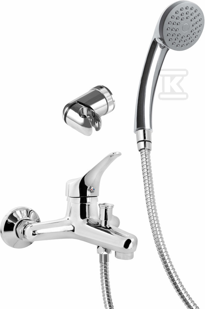 JOKO chrome bath mixer with shower set - BOJ_011M