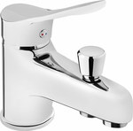 JOKO chrome 1-hole bath mixer without shower set