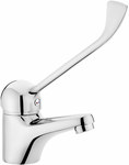 JOKO clinic chrome faucet standing washbasin with a Drain closure with a clinic lever