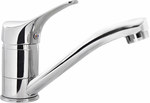 JOKO chrome faucet standing washbasin with a swivel spout