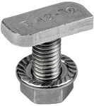 Optimizer mounting bolt and nut (Teowa M8 + M8 flange nut)