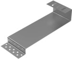 Stainless steel handle for plain tile, extended 409mm (K-44-W)