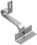 Aluminum roof tile hook with double adjustment (K-64)