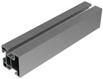 Aluminum profile 222cm with two channels for T-screw (K-70-2220)