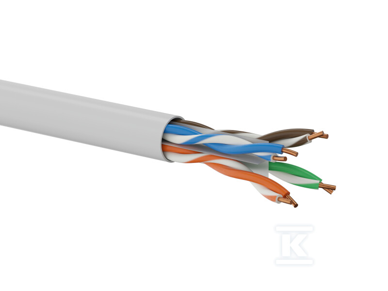 Кабель U/UTP Cat.6 LSOH 4x2x23AWG B2ca - KIU6LSOH500B