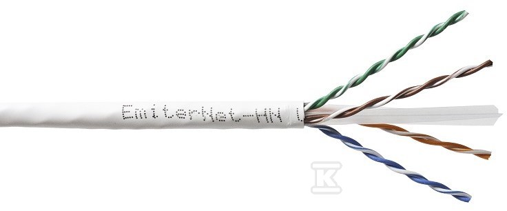 Kabel sieciowy Emiter Net UTP (U/UTP) - K/EMITERNET-UTP6LSOH.