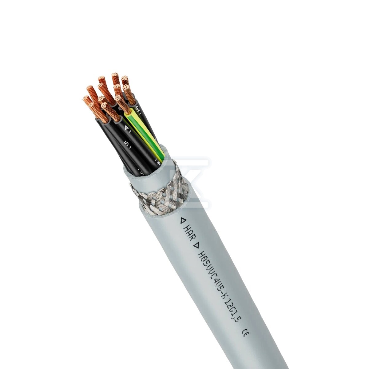 Przewód sterowniczy H05VVC4V5-K 7G1,5, - 0035733