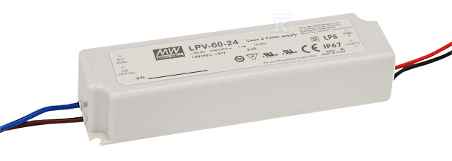 Zasilacz LED LPV 24V/60W/2.5A - LPV-60-24