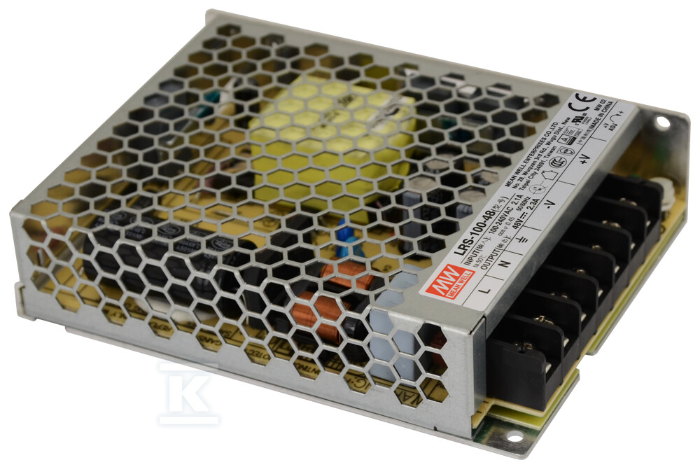 Zasilacz do zabudowy LRS 48V/100W/2.3A - LRS-100-48