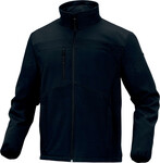 Bluza z tkaniny softshell z poliestru (96%) i elastanu (4%) czarny S