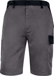 Bermudy MACH 1 z poliestru (65%) i bawełny (35%), 235 g/m2 szary 3XL