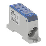 Rozdeľovací rozvodný blok OJL135A modrý, vstup Al/Cu 1x10/1x35, výstup Cu 2x10/4x16mm² 1000V AC/DC