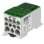 Rozdeľovací svorkový blok OJL280A zelený vstup 1xAl/Cu120, výstup 2x35/5x16/ 4x10mm² 1000VAC/DC