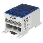 Rozdeľovací blok OJL400A modrý vstup 1xAl/Cu240 výstup 4x35/3x50mm² 1000VAC/DC