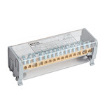Distribučný blok Moblock 2P 1000V 125A-15 2x35 + 2x25 + 11x6mm²
