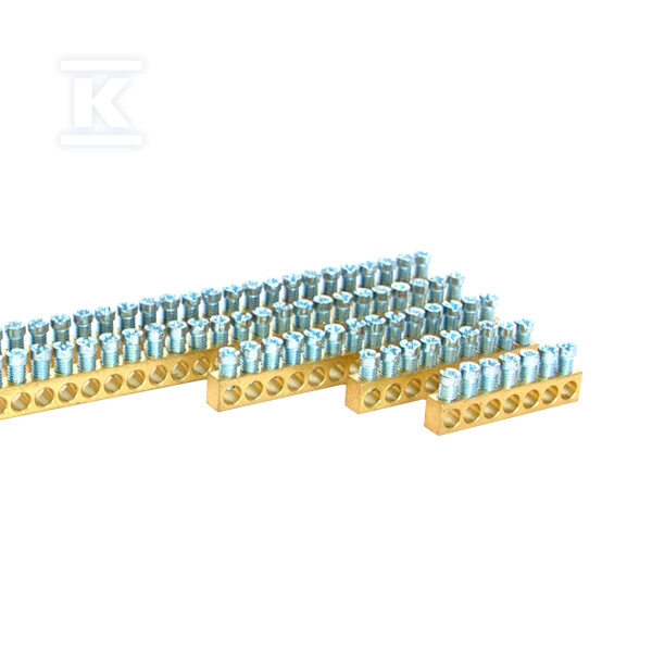 Listwa zaciskowa mosiężna BB32 N/PE - MAD0042E21