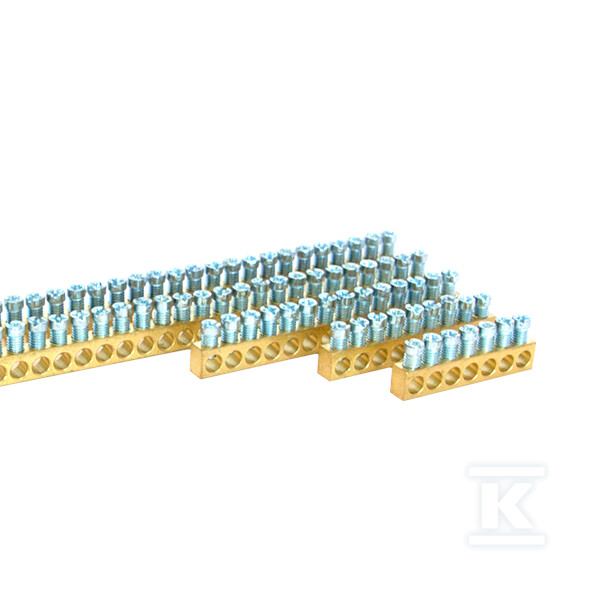 Listwa zaciskowa mosiężna BB142-10, - MAD0142E21