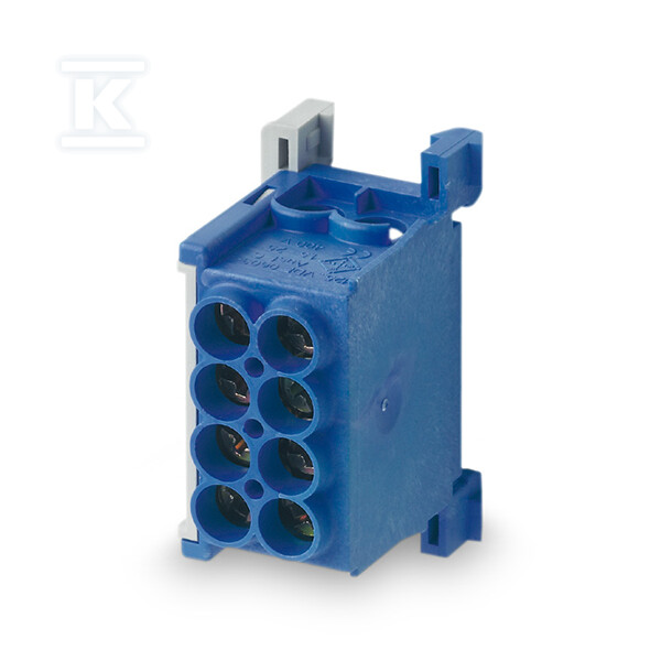 Blok rozgałęźny MAG25-2 niebieski, - MAG1250B32