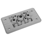 Przepust wielootworowy MH10 F12-1 IP66 RAL 7035 szary, wersja UL94 V-0